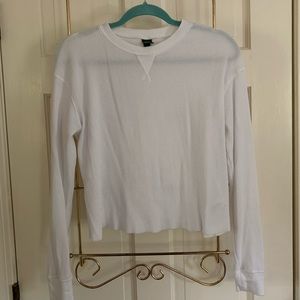 Cropped Henley top
